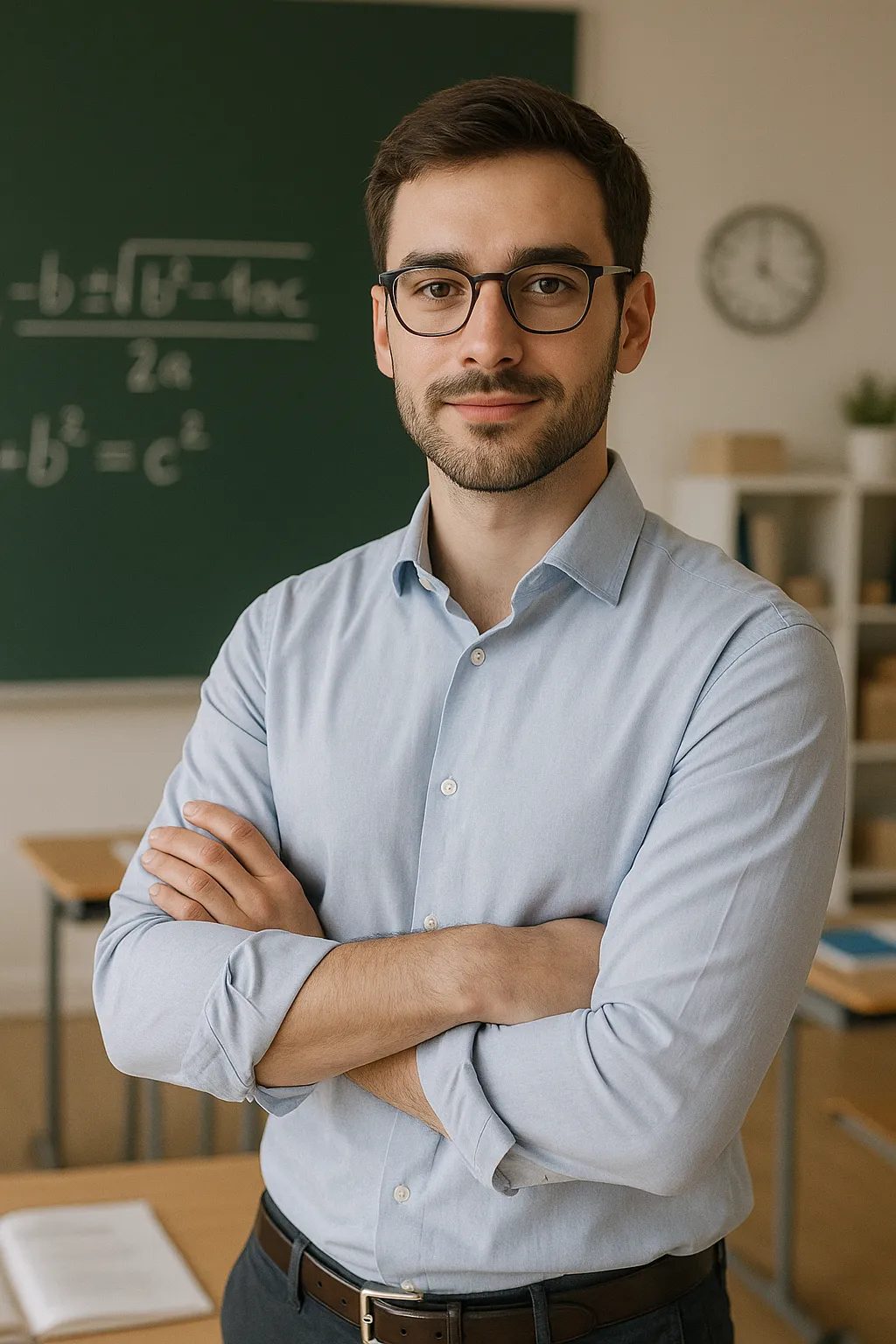 Un professeur de chez Inimath heureux